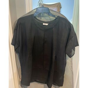 Vince Black Linen Shirt (Small)